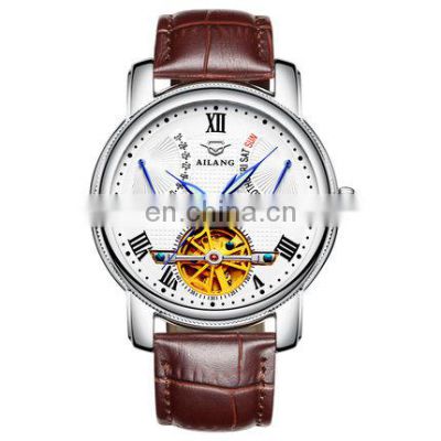 AILANG 5802 Factory Wholesale Watch Cheap Watches Automatic Mechanical Week Date Display Roman Dial Mens Watch