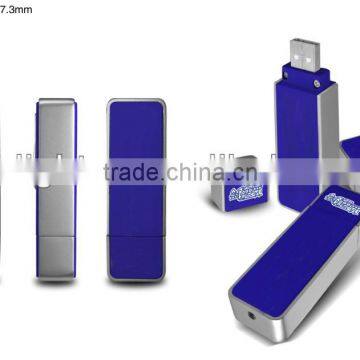 Blue USB Rechargeable no gas lighter with memory function for christmas gift usb rechargeable electronic lighter