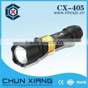 led portable straw hat aluminum led torchlight