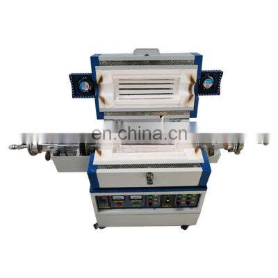 Laboratory 1200 1400 1700 Degree Vacuum Atmosphere Rotary Tube Furnace for Lead Smelting and Quenching and Sintering photo-3