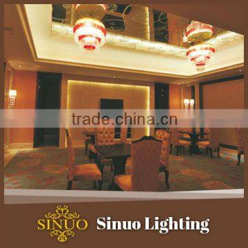 Lustre design high quality murano glass led ceiling lamp