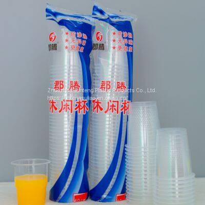 5oz 170cc plastic cups disposable pp clear drinking water juice cups