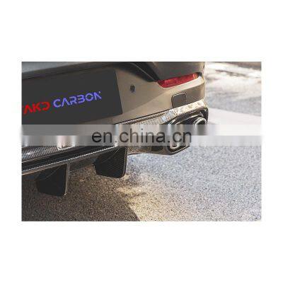 New Design Arrivals TAKD Brand Car Carbon Spoiler Double Vent Lips Rear Diffuser For Mercedes-Benz AMG GT50