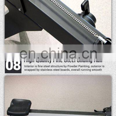 Air Rower Gym Fitness Equipment Heavy Duty Rowing Machine Cardio Magnetic Resistance Rower For Club