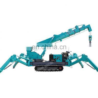 HW factory 2.89 ton Truck China new-type Mini spider crane with crane price for sale.