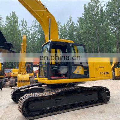 surplus Japan komatsu backhoe pc220 , komatsu pc220-6 pc220-7 pc220-8 excavator , used komatsu digger