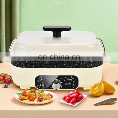 Electric Hot Pot Household Large Capacity 5L Non-stick Electric Hot Pot Frying and Frying One Dormitory Barbecue Multi-function photo-3