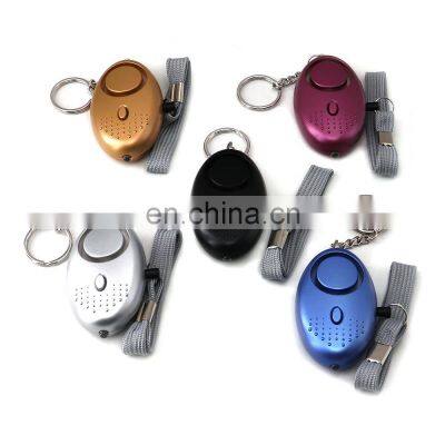 130dB SOS Bulk Flashlight Panic Sound Emergency Self Defense Personal Safety Alarm Keychain