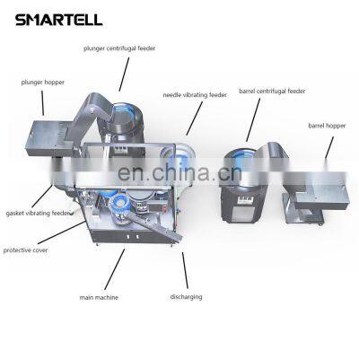3-Part Syringe Automatic Assembly Machine With the Safety Cover photo-3