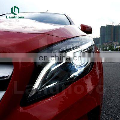 Landnovo Auto Car Body Part Front LED Head Lamp for Mercedes W156 Gla 2015-2016 Upgrade Headlight Headlamp
