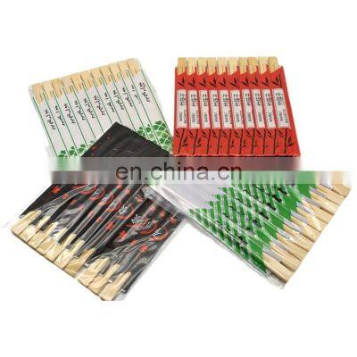 100% Chinese Natural Disposable Wooden Bamboo Chopsticks Custom Square Sushi Chopsticks Japan