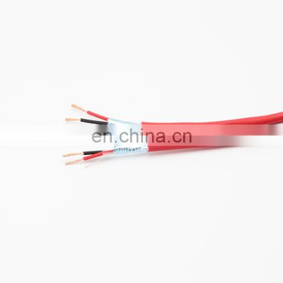 security fire resistance cable 22awg 18awg 2ore 4core 1.5mm2 or 2.5mm2 100m reel Shielded Unshielded fire alarm cable