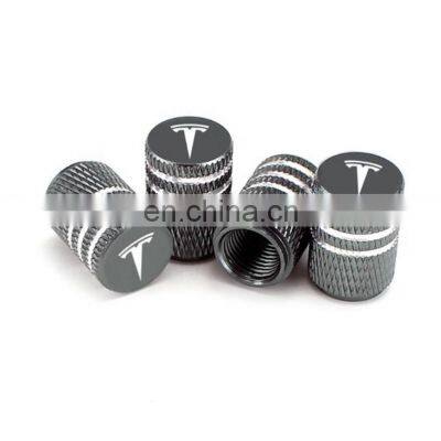 Aluminium Valve Stem Caps for Tesla Model 3 S X Y Tire Decorative Valve Caps for Tesla Accessories 4PCS/SET photo-4