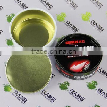 Car Wax Polish Tin Can