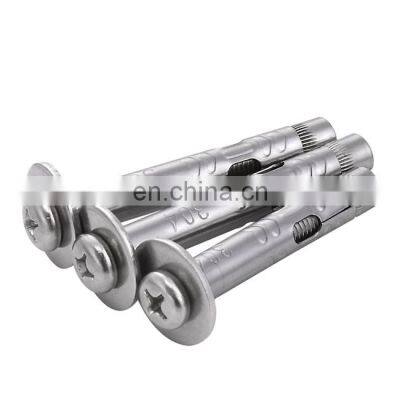 metal Corrugated 304 stainless steel expansion bolt cross coiled hair internal parts