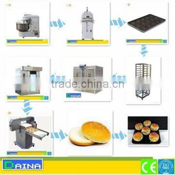 full set hamburger bread equipment for bakery