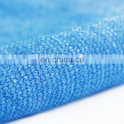 High Quality Blue Color HDPE Sun Shade Net Cloth Roll Blue Sun Shade Net