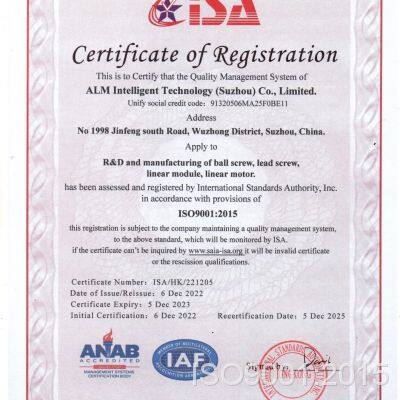 Certificate of Registration