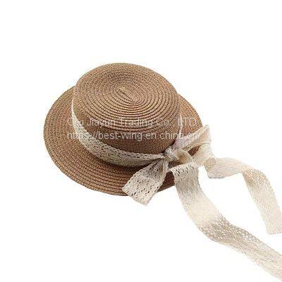Sun-Proof Wholesale Paper Straw Designed Summer Fashion Wide-Brim Adults Beach Hat photo-4
