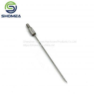 Shomea Customized  Small diameter 304/316 small Stainless Steel Curling Needle with huber