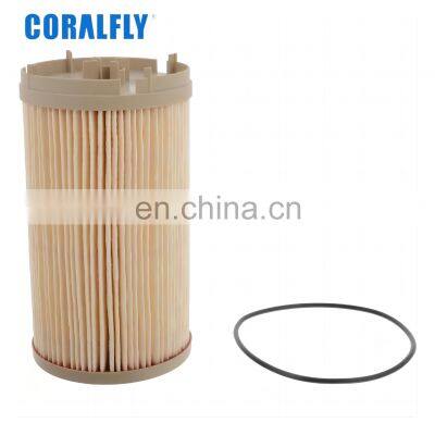 CORALFLY Trucks Heavy Duty Diesel Engine Fuel Filter L5109F K37-1009 for Paccar Lube Finer