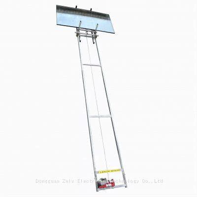 Max 300kg Shingle Hoist Solar Panel Ladder Lift 10m 32f Ladder Lifter Elevator for Roof Shingles photo-2
