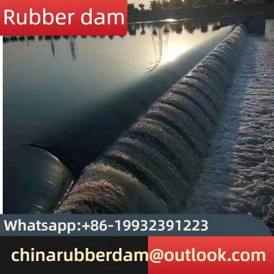 Rubber dam filled with fire water storage bags for river management, customized according to demand, with a large supply of high-temperature resistant materials