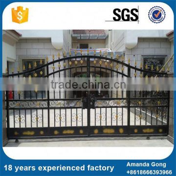 Logo Customized Latest Front Gate Designs Iron