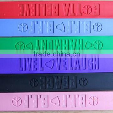 cheap custom blank slap bracelet