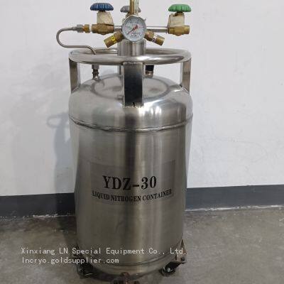 Stainless steel liquid nitrogen tank YDZ-30 manufacturer wholesale price discount