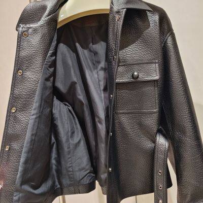 Imported Foam Sheepskin Big Brand Same Style Sheepskin Short Jacket Women 2025 Spring New Waist Slimming Genuine Leather Jacket photo-5