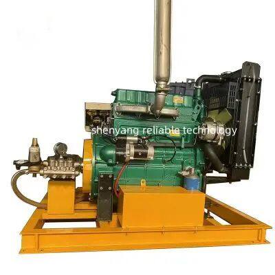 Sistemas de inyección de agua a alta presión impulsados por motores eléctricos trifásicos. Máquinas de hidroinyección en venta caliente photo-2