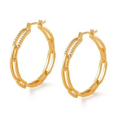 KMJ High Quality OEM Jewelry Factory Ready To Sale Silver Gold Plating Jewelry Fashion Earrings photo-4