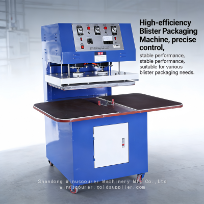 High Speed Automatic Blister Card Packaging Machine For scourer pack