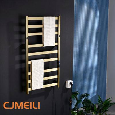 Bathroom Electric Heated Towel Rack, Towel Warmer for Bathroom, Wall Mounted Stainless Steel,4 Colours photo-2