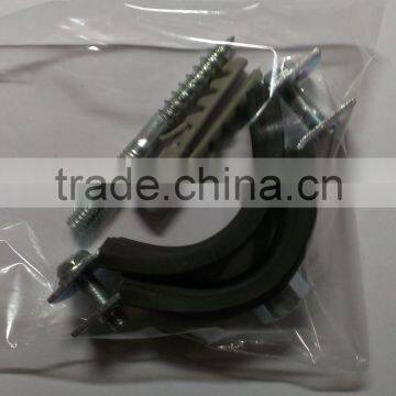 China Supplier Good Quality Stainless Steel Pipe Clamp With Epdm Metal Saddle Clips