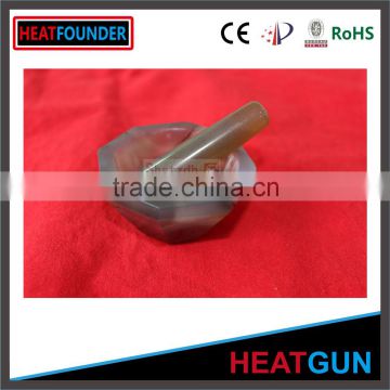 RoHS CERTIFICATION AGATE MORTAR WITH PESTLE FOR LABORATORY TEST IN STOCK