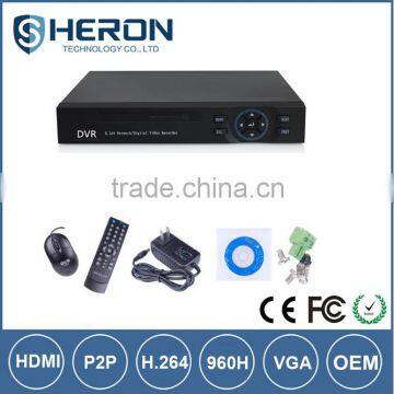 2016 Hot Sale Home Security Camera System inprovement 4 in one 1080n 14ch h.264 AHD DVR