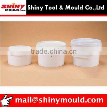 Food barrel plastic bucket with lid mould