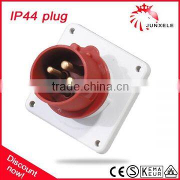 IP44 400V 16A panel mounted plug