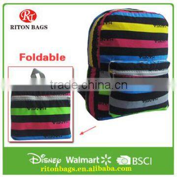 Best Selling Popular Design of Foldable Cool Designer Backpack for Shopping Bags