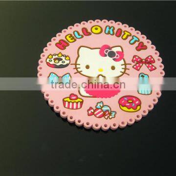 Customized Chamber Exclusive Use Soft PVC/rubber Coaster photo-2