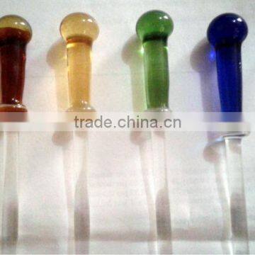 Transparent Colored Glass Art Dabber