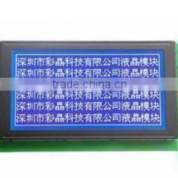 240x128 alphanumeric lcd display panel with led backlight ,STN cob