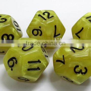 High quality Acrylic engraved dice