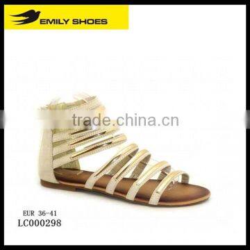 high quality fashion ladies pu sandals