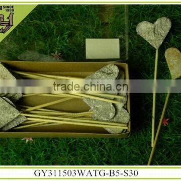 2014 birch bark heart decor items