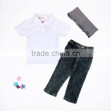 2016 Hot Sale Baby Boy Clothes Set 3pcs Summer Handsome Boy Clothing Set photo-2
