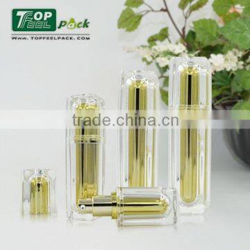 2015 Popular Cosmetic Plastic Bottles With Lotion Pump 15ml 30ml 50ml 100ml