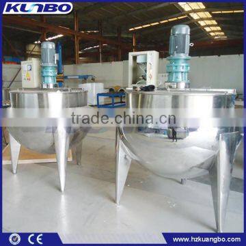 KUNBO 500 Liter Industrial Steam Jacketed Mixing Cooking Kettle with Agitator